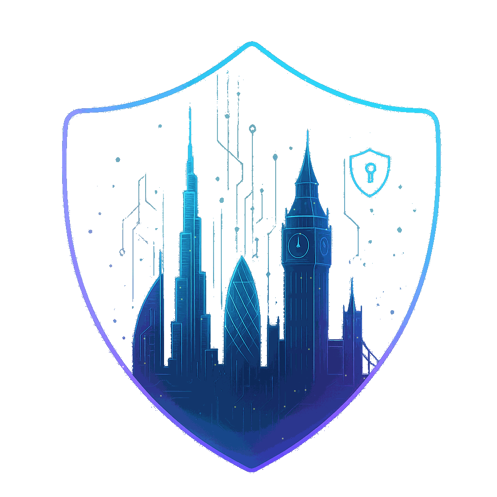 Animated Cybersecurity Shield - CHMS Cyber Security Protection
